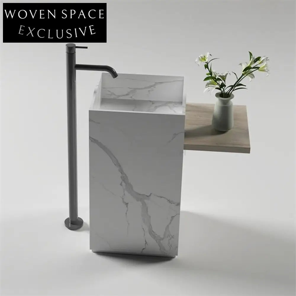 Gideon Purple Rock Pedestal Basin