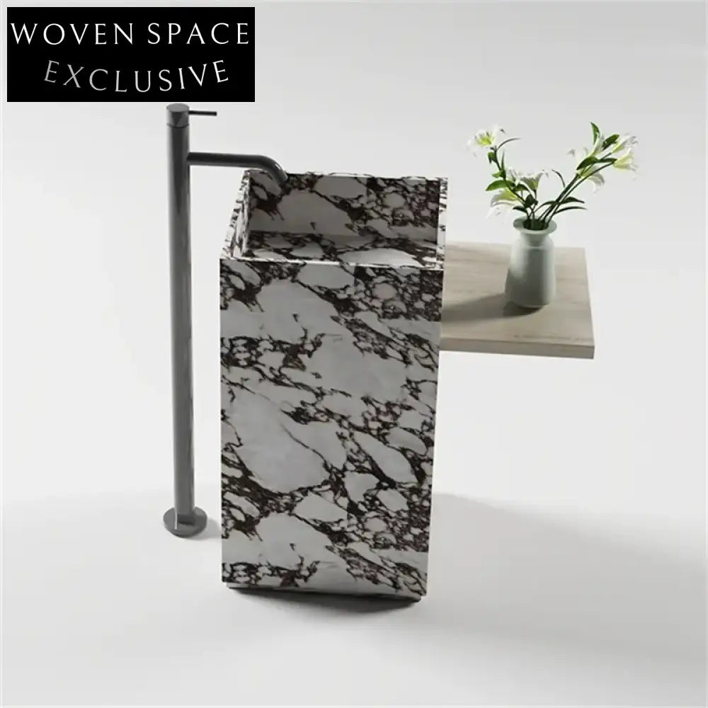 Gideon Purple Rock Pedestal Basin