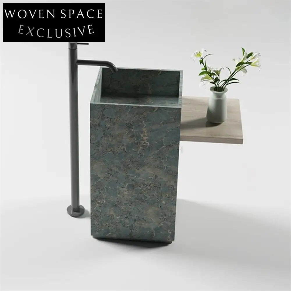 Gideon Purple Rock Pedestal Basin