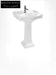 Girauld Classic Retro Pedestal Basin with UPC
