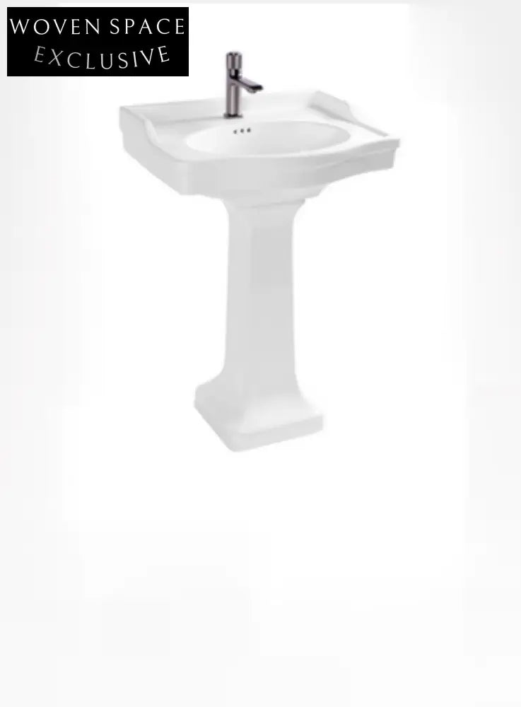 Girauld Classic Retro Pedestal Basin with UPC