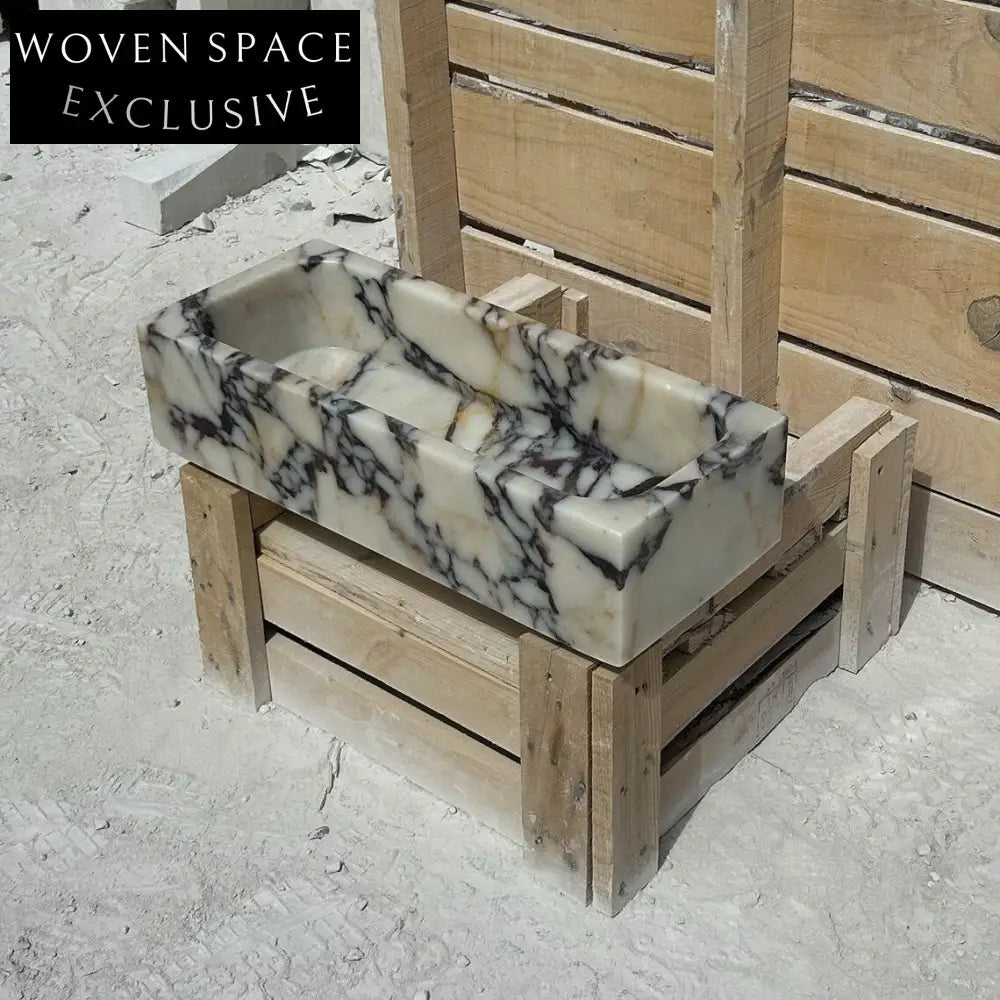 Giuseppe Viola Marble Sink Custom Vanity Elegant Bathroom