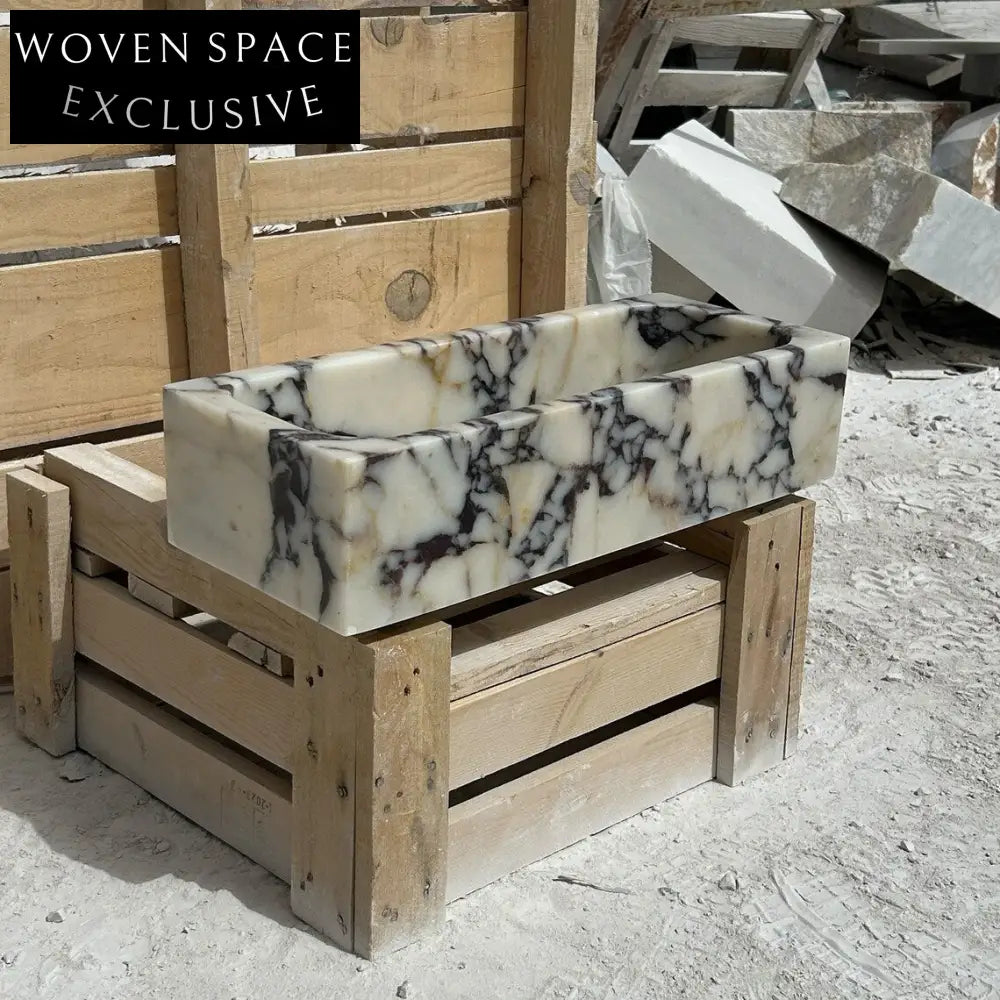 Giuseppe Viola Marble Sink Custom Vanity Elegant Bathroom