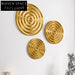 Glamorous Round Stainless Steel Wall Art Decor Set for Modern Living