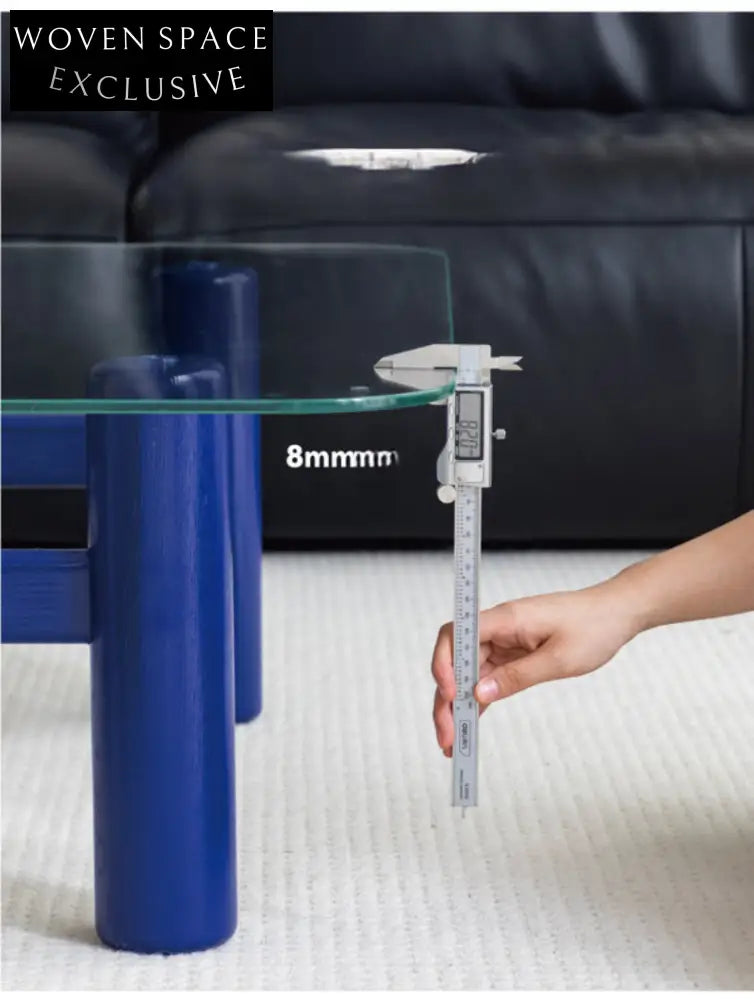 glass coffee table solid wood