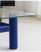 glass coffee table solid wood