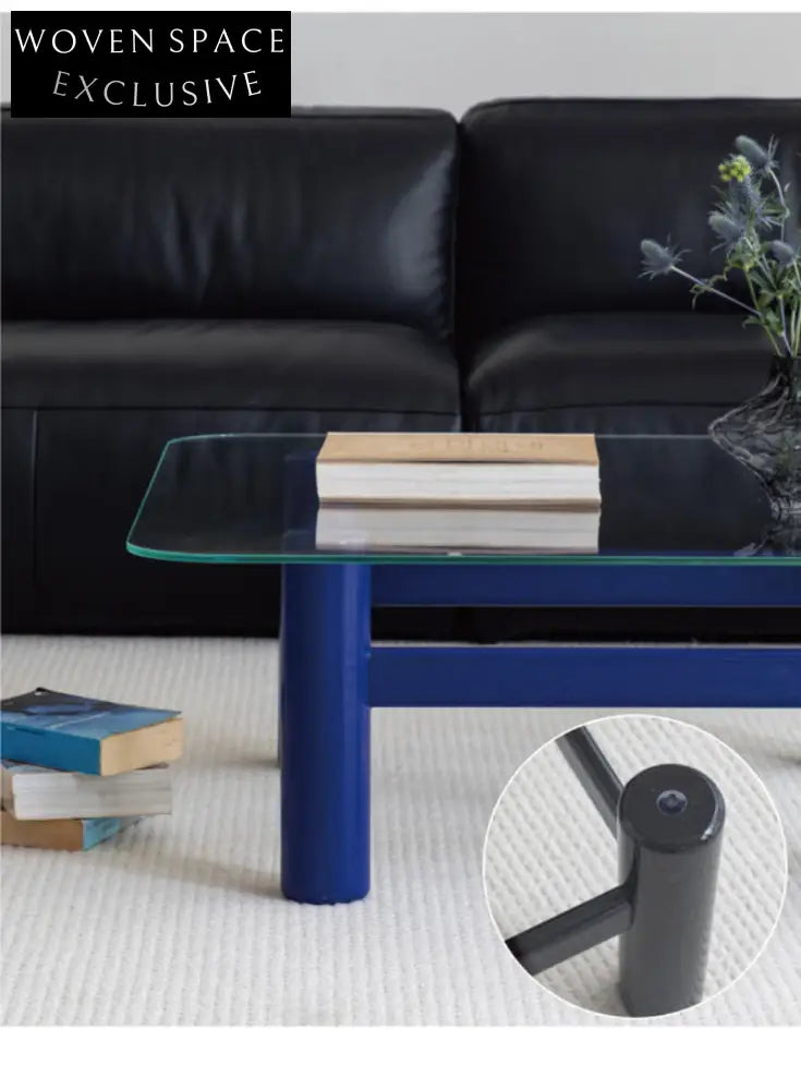 glass coffee table solid wood