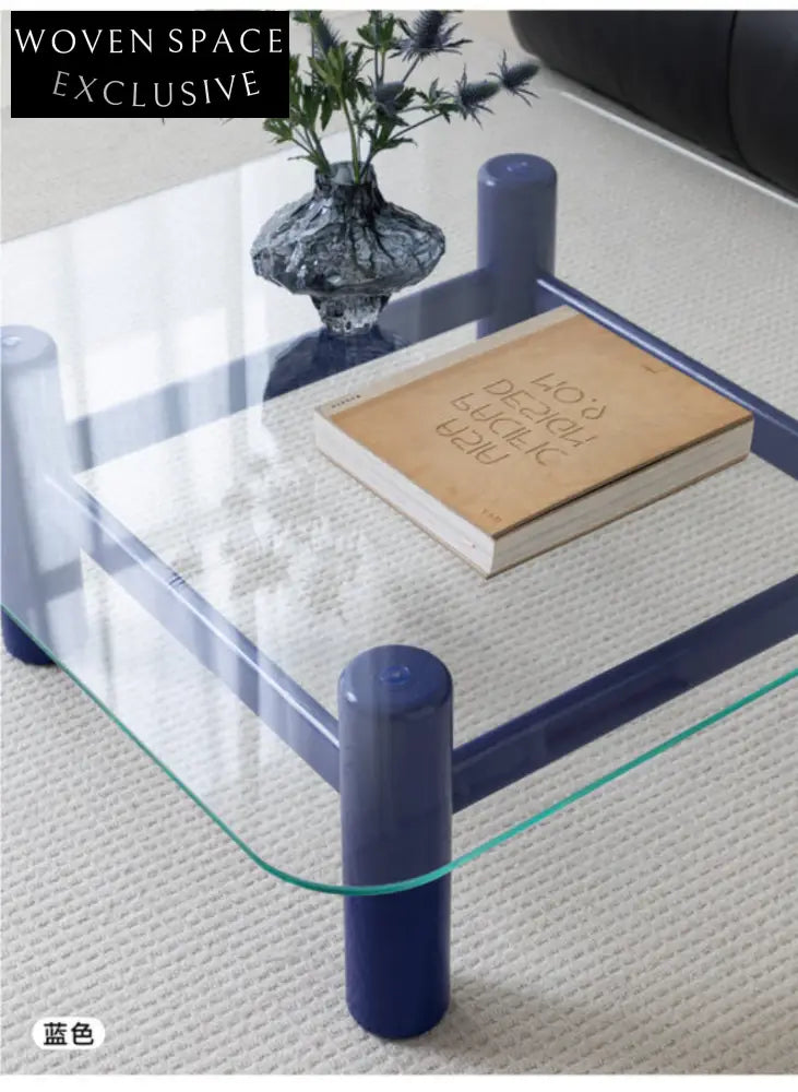 glass coffee table solid wood