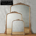 Golden European Wooden Hallway Mirror - Square Luxury Decorative Mirror