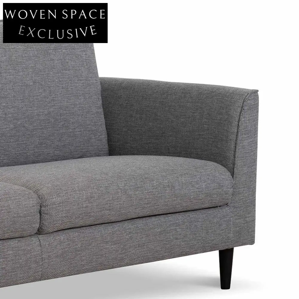 Graphite Grey 3 Seater Fabric Sofa Sofas