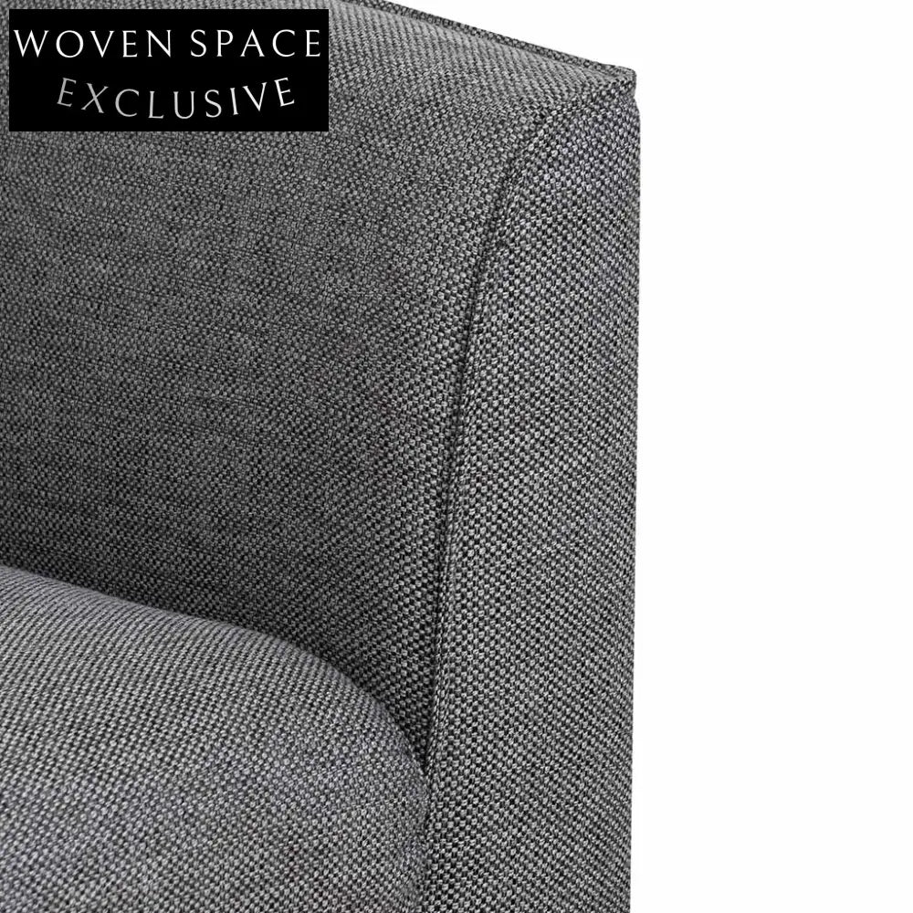 Graphite Grey 3 Seater Fabric Sofa Sofas