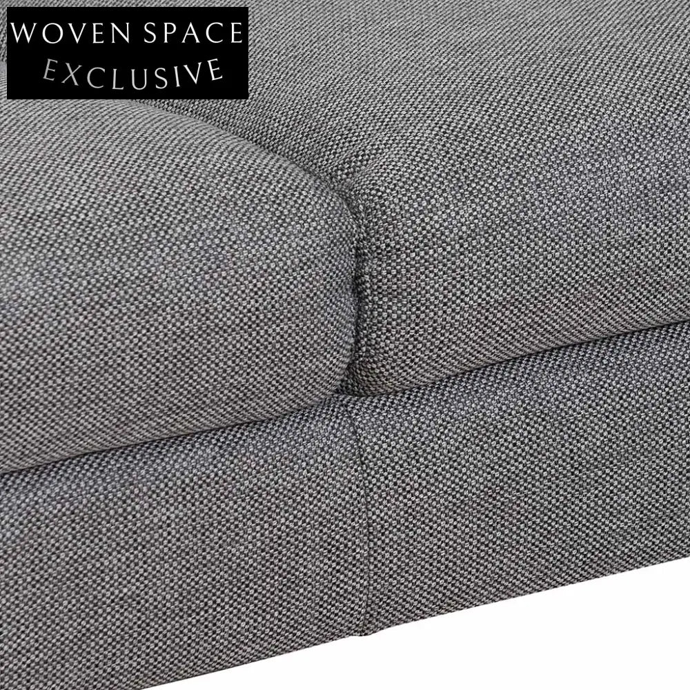 Graphite Grey 3 Seater Fabric Sofa Sofas