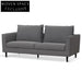 Graphite Grey 3 Seater Fabric Sofa 