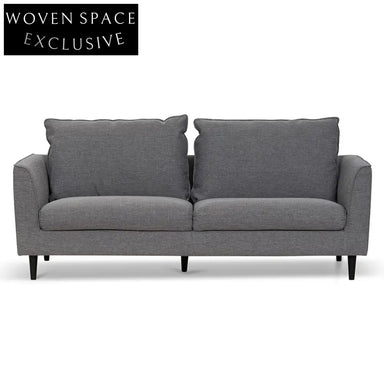 Graphite Grey 3 Seater Fabric Sofa Sofas