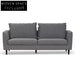 Graphite Grey 3 Seater Fabric Sofa Sofas