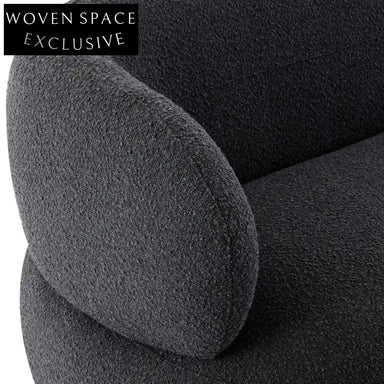 Greenwich 3 Seater Sofa - Black Onyx Boucle