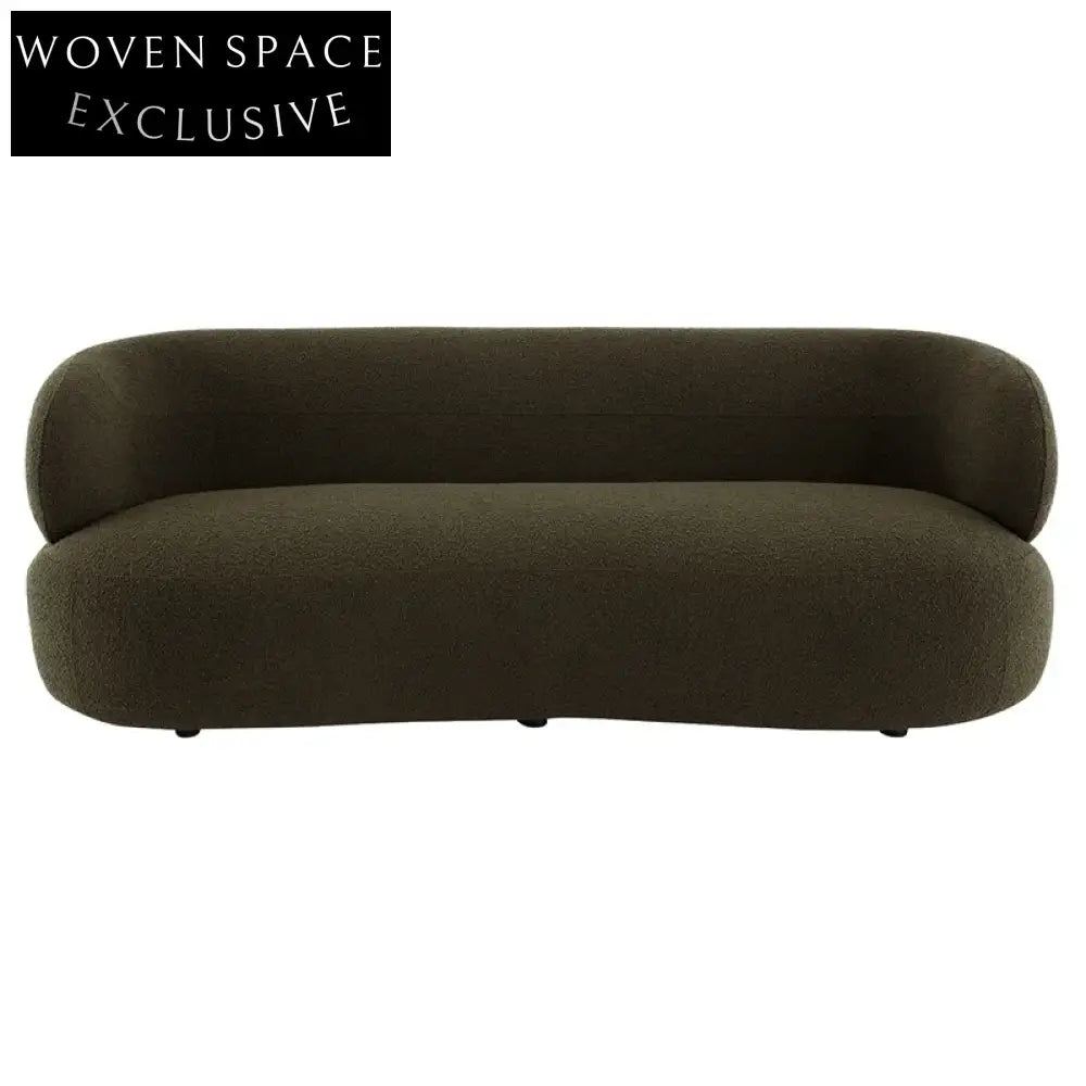 Greenwich 3 Seater Sofa - Green Boucle