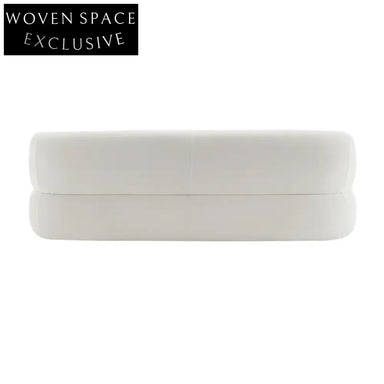 Greenwich 3 Seater Sofa - ivory Chenille Stool