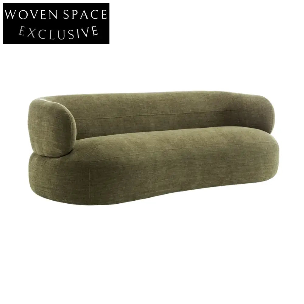 Greenwich 3 Seater Sofa - Sage Chenille Stool