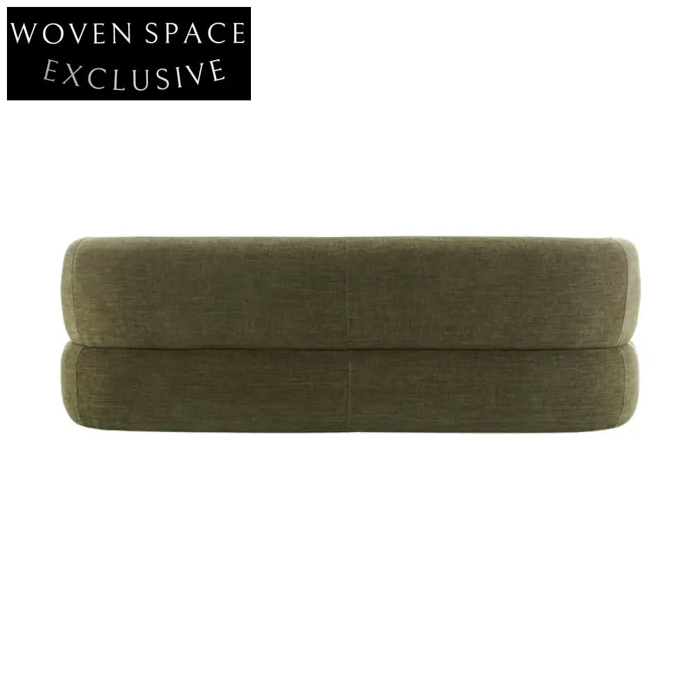 Greenwich 3 Seater Sofa - Sage Chenille Stool