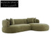 Greenwich 3 Seater Sofa w Right Chaise - Sage Chenille Sofa