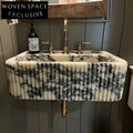 Guillaumette High-End Bulgari Marble Basin Bulgari countertop basin (56*40*20)
