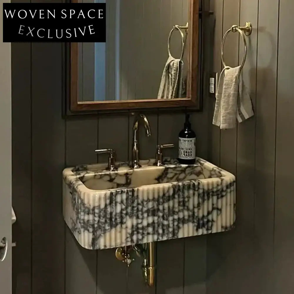 Guillaumette High-End Bulgari Marble Basin Bulgari countertop basin (56*40*20)