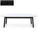 Hamilton 110cm Marble Coffee Table - Black Base Coffee Tables