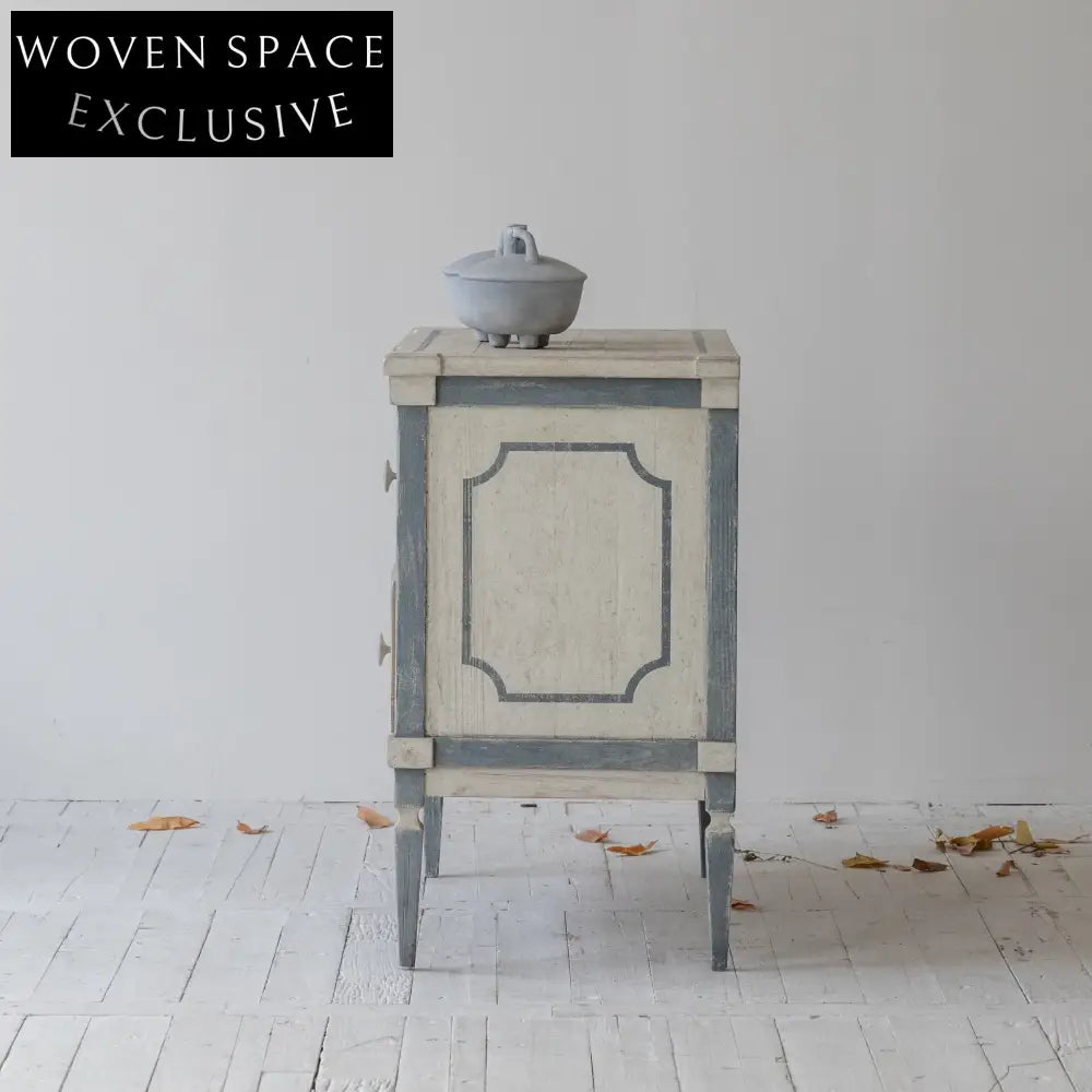 Hand-Painted French Vintage Wabi Sabi Chest of Drawers Recycled Pine Wood