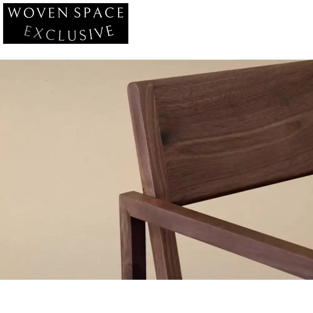 Handcrafted Antique Solid Elm Wood Wabi Sabi Lounge Chair