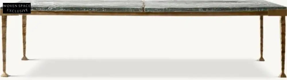 Luxurious Handcrafted Natural Marble Coffee Table - Modern Living Room Centerpiece