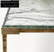 Luxurious Handcrafted Natural Marble Coffee Table - Modern Living Room Centerpiece