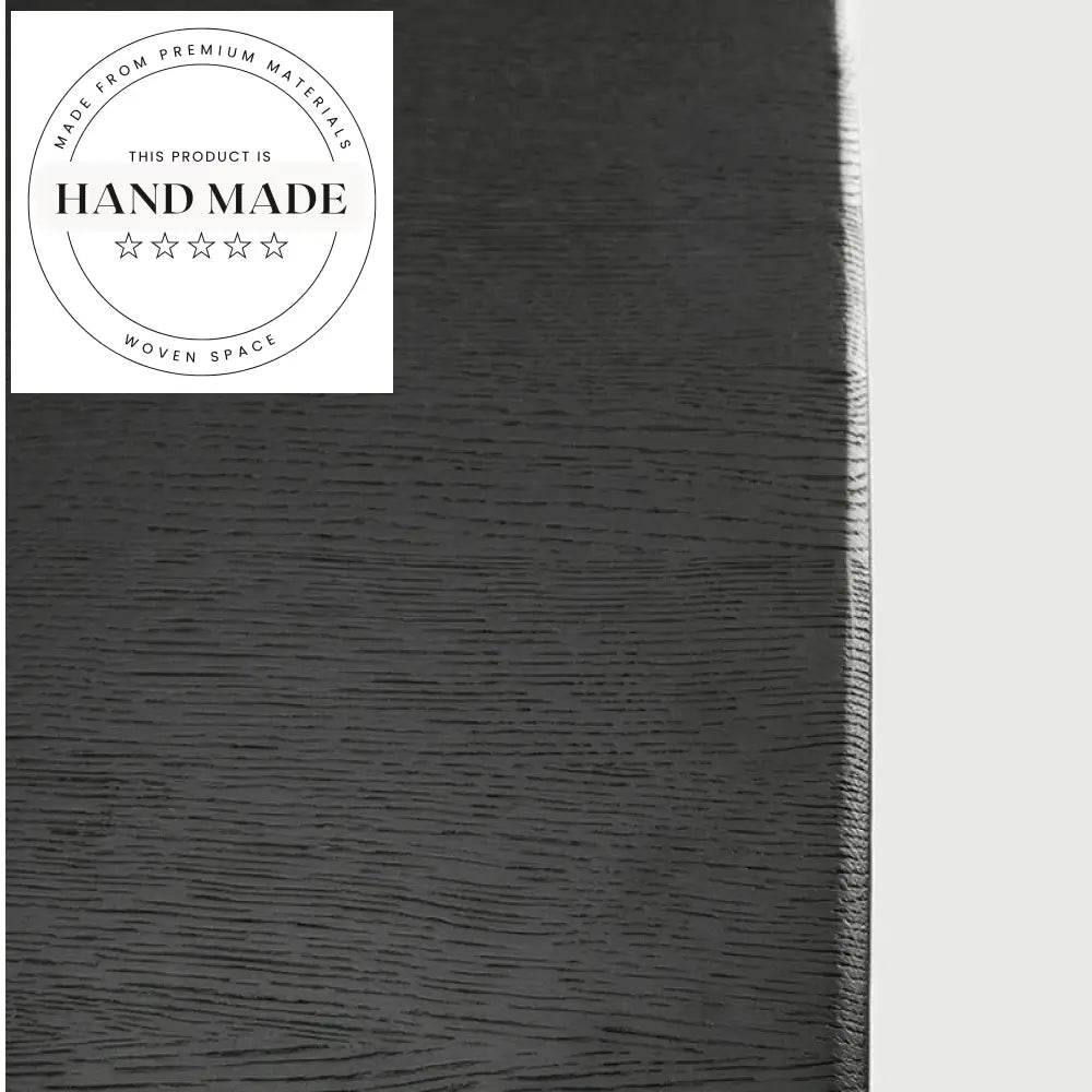 Handcrafted Natural Oak Solid Wood Rectangular Modern Dining Table