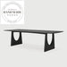 Handcrafted Natural Oak Solid Wood Rectangular Modern Dining Table