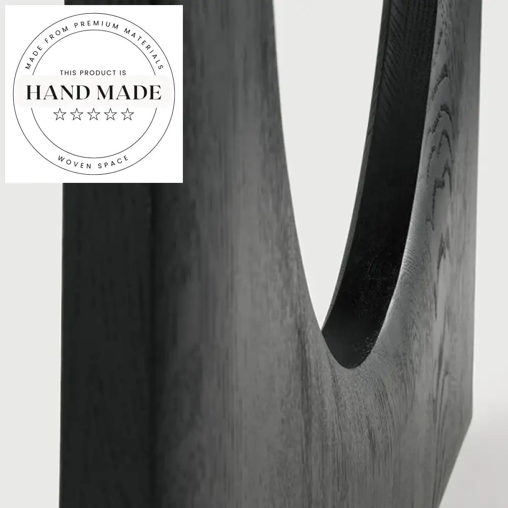 Handcrafted Natural Oak Solid Wood Rectangular Modern Dining Table