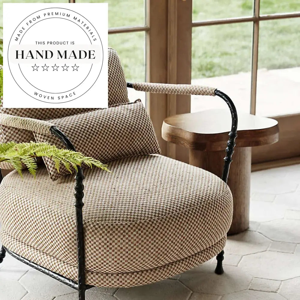 Handcrafted Natural Solid Oak Midcentury Modern Accent Side Table