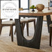 Handcrafted Natural Solid Wood Integrated Board 6-Seater Dining Table