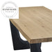Handcrafted Natural Solid Wood Integrated Board 6-Seater Dining Table