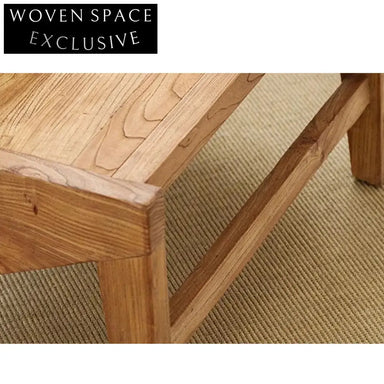 Handcrafted Solid Elm Wood Wabi-Sabi Style Kangaroo Dining Chair