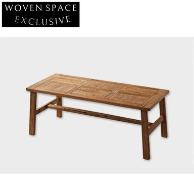 Handcrafted Solid Wood Wabi Sabi Antique Oriental Dining Table