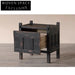 Handcrafted Vintage Aged Solid Wood Wabi Sabi Bedroom Nightstand
