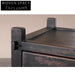 Handcrafted Vintage Aged Solid Wood Wabi Sabi Bedroom Nightstand