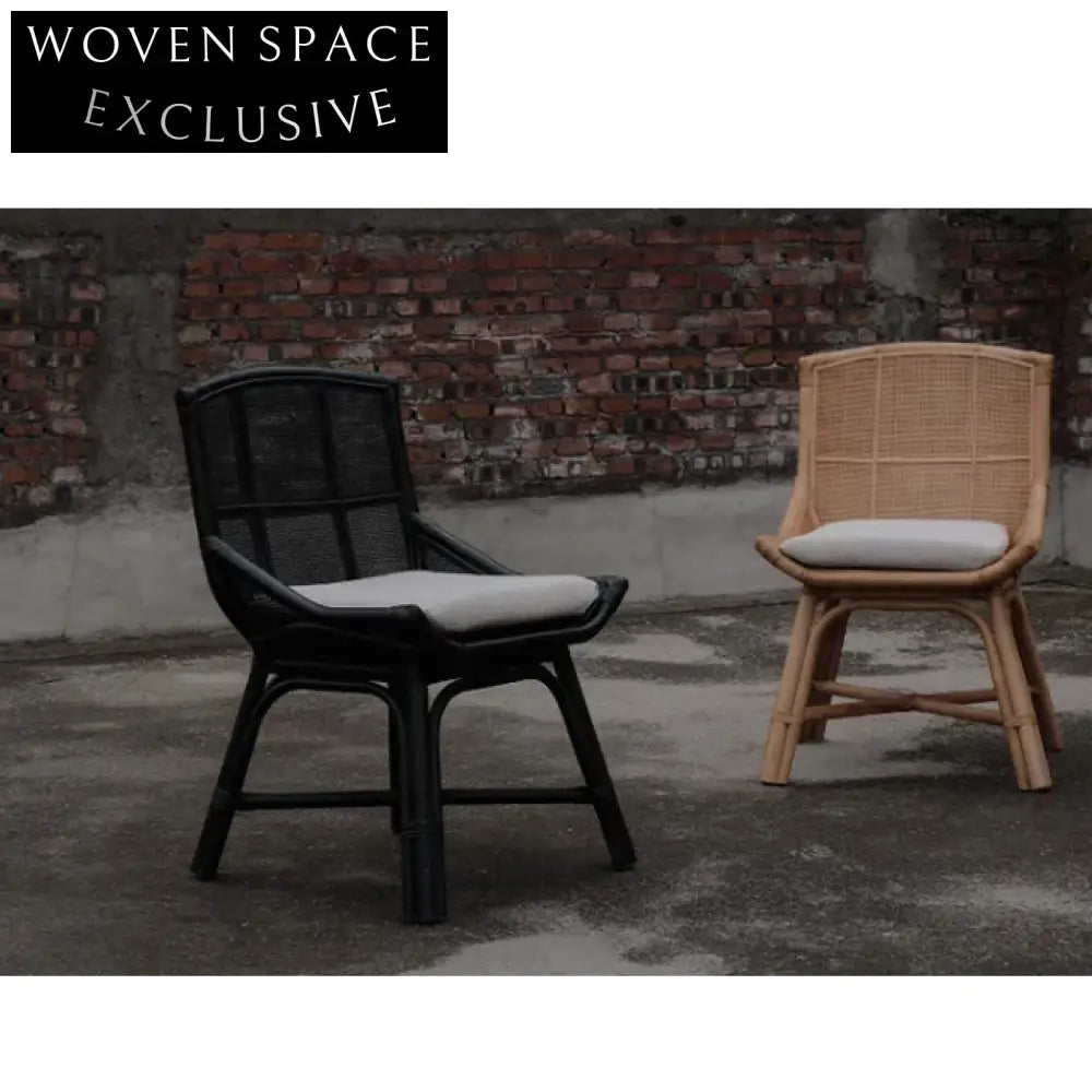 Handcrafted Wabi Sabi Solid Elm Wood Fabric Upholstered Dining Chair