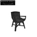 Handcrafted Wabi Sabi Solid Elm Wood Fabric Upholstered Dining Chair