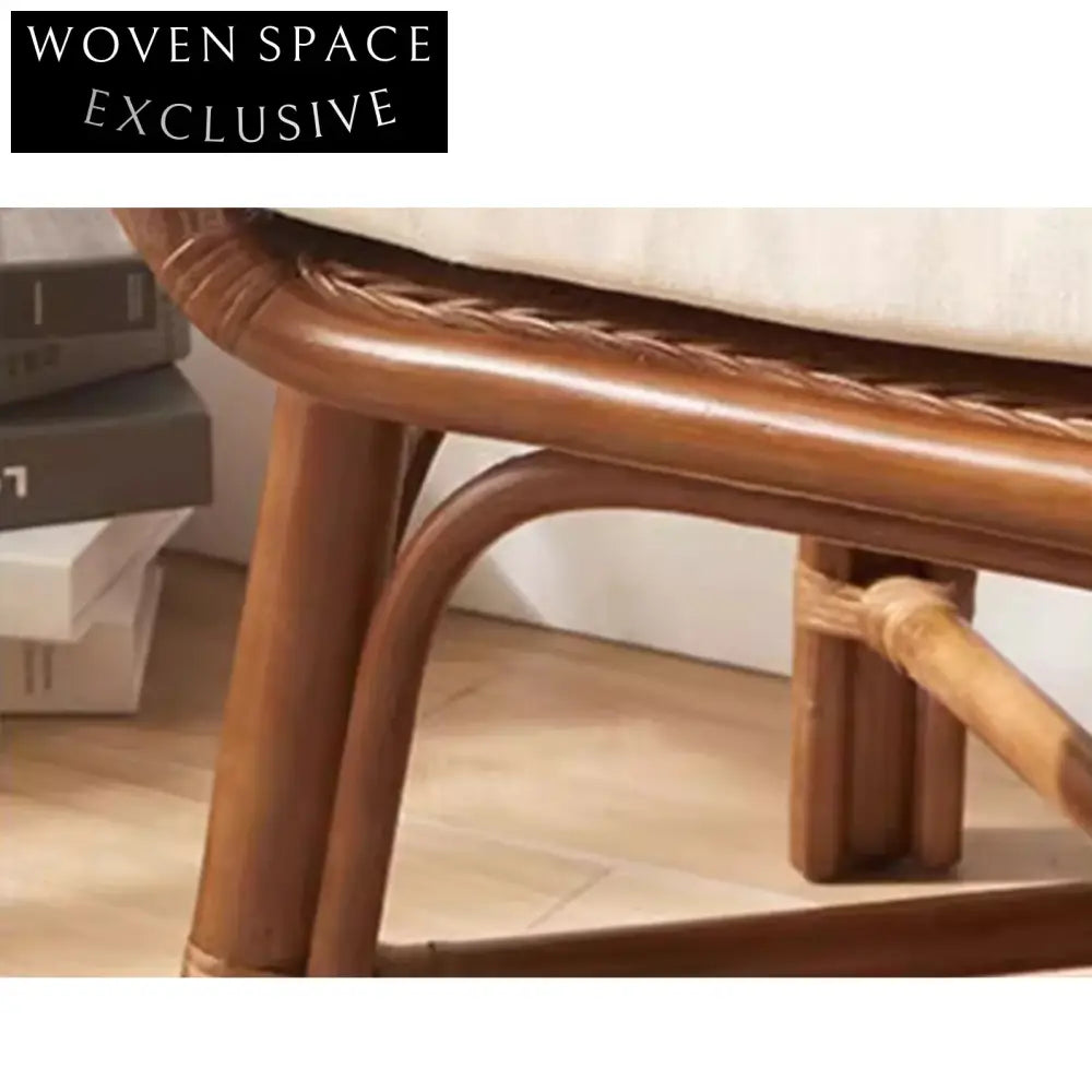 Handcrafted Wabi Sabi Solid Elm Wood Rustic Dining Chair