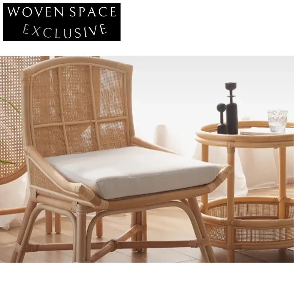 Handcrafted Wabi Sabi Solid Elm Wood Rustic Dining Chair