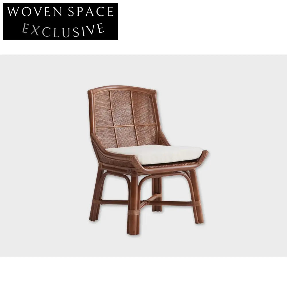 Handcrafted Wabi Sabi Solid Elm Wood Rustic Dining Chair