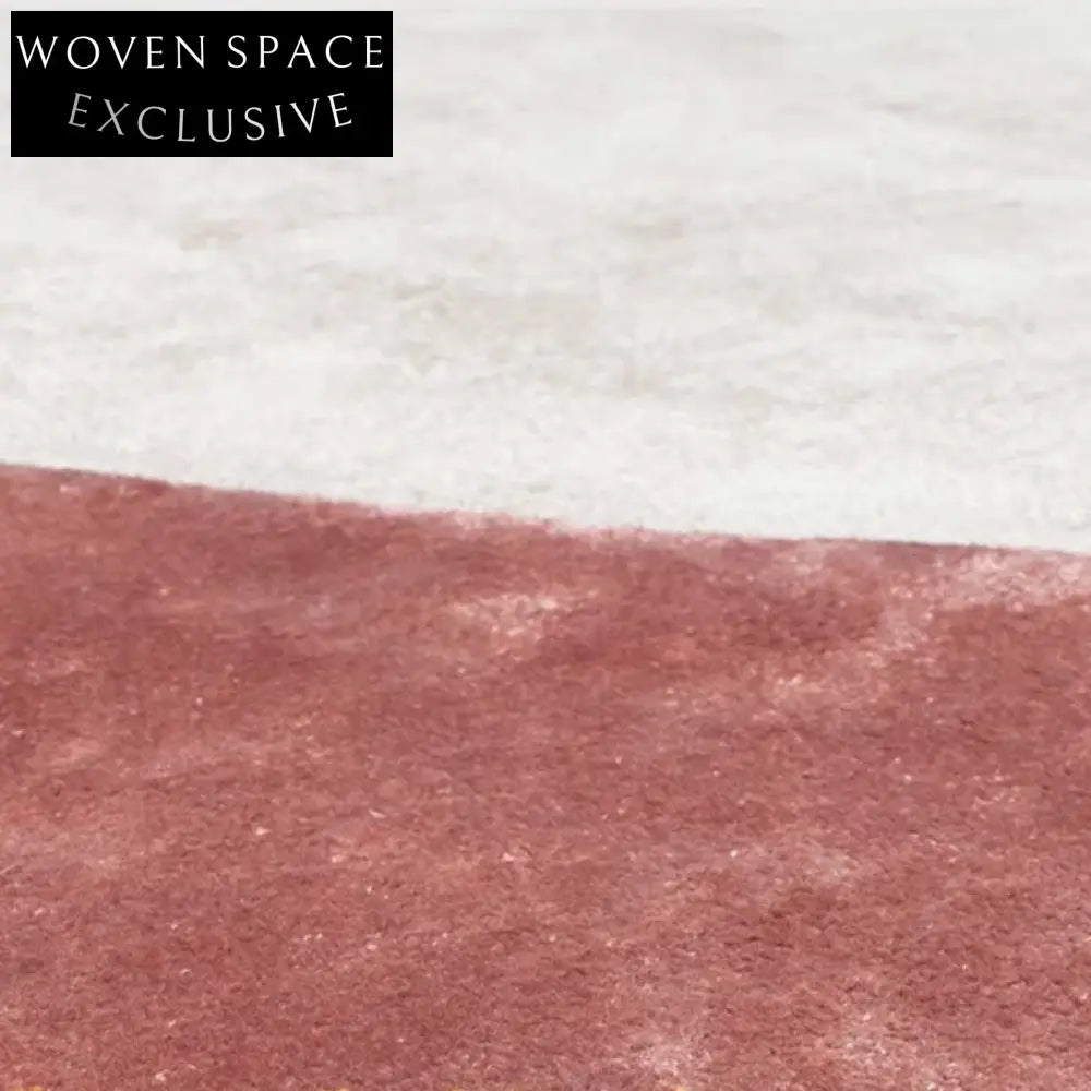 Handmade Custom Irregular Polyester Area Rug for Modern Living Room Decor