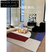 Handmade Minimalist Modern French Style Bauhaus Geometric Area Floor Rug for Home