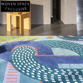 Handmade Modern Abstract Polyester High-End Living Room Bedroom Area Rug